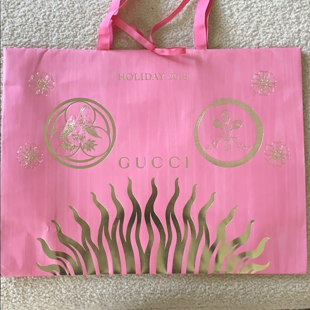 Pink & Gold Gucci Bag